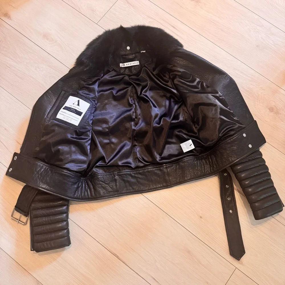 THE ARRIVALS Rainier Leather Moto Jacket - Picture 11 of 16